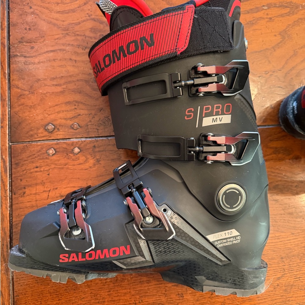 Salomon S/Pro MV Black and Red Ski Boots